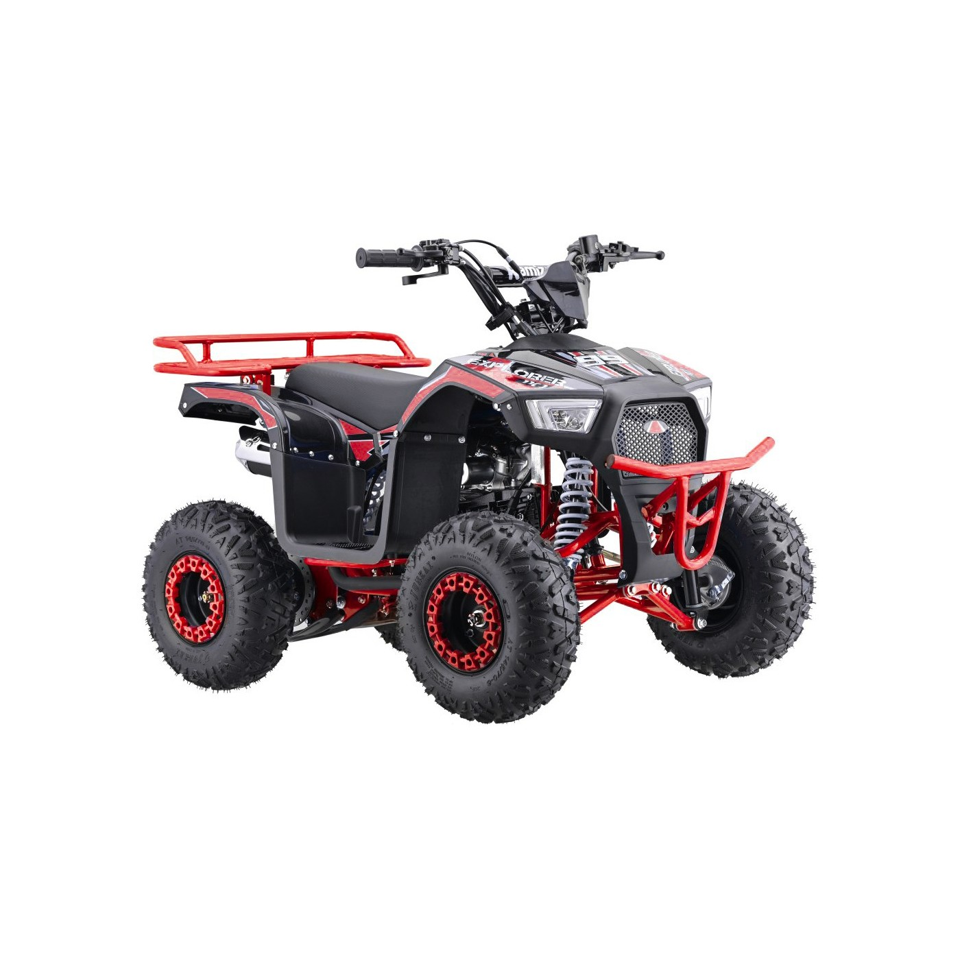 Červená spaľovacia štvorkolka 110CC EXPLORER