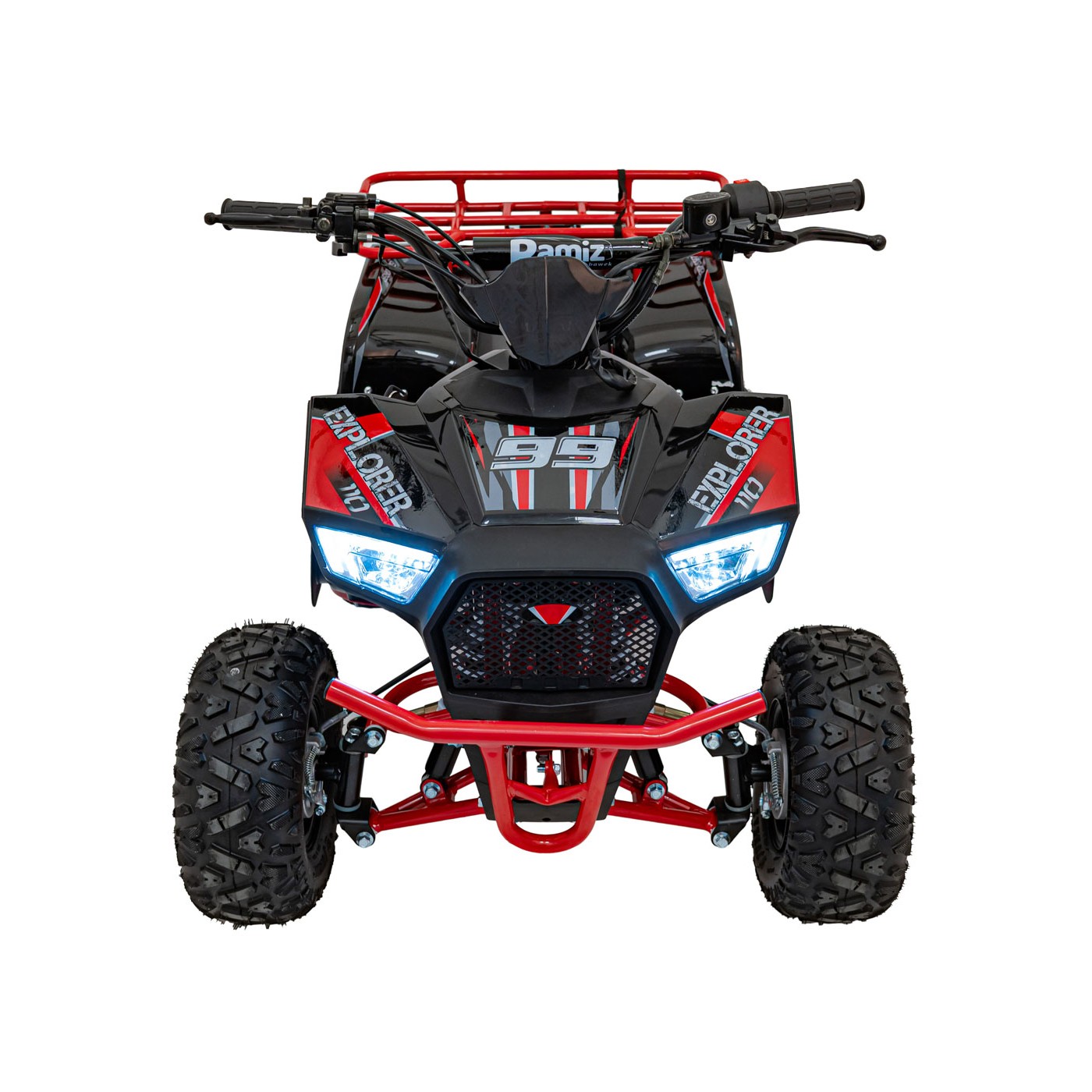 Červená spaľovacia štvorkolka 110CC EXPLORER