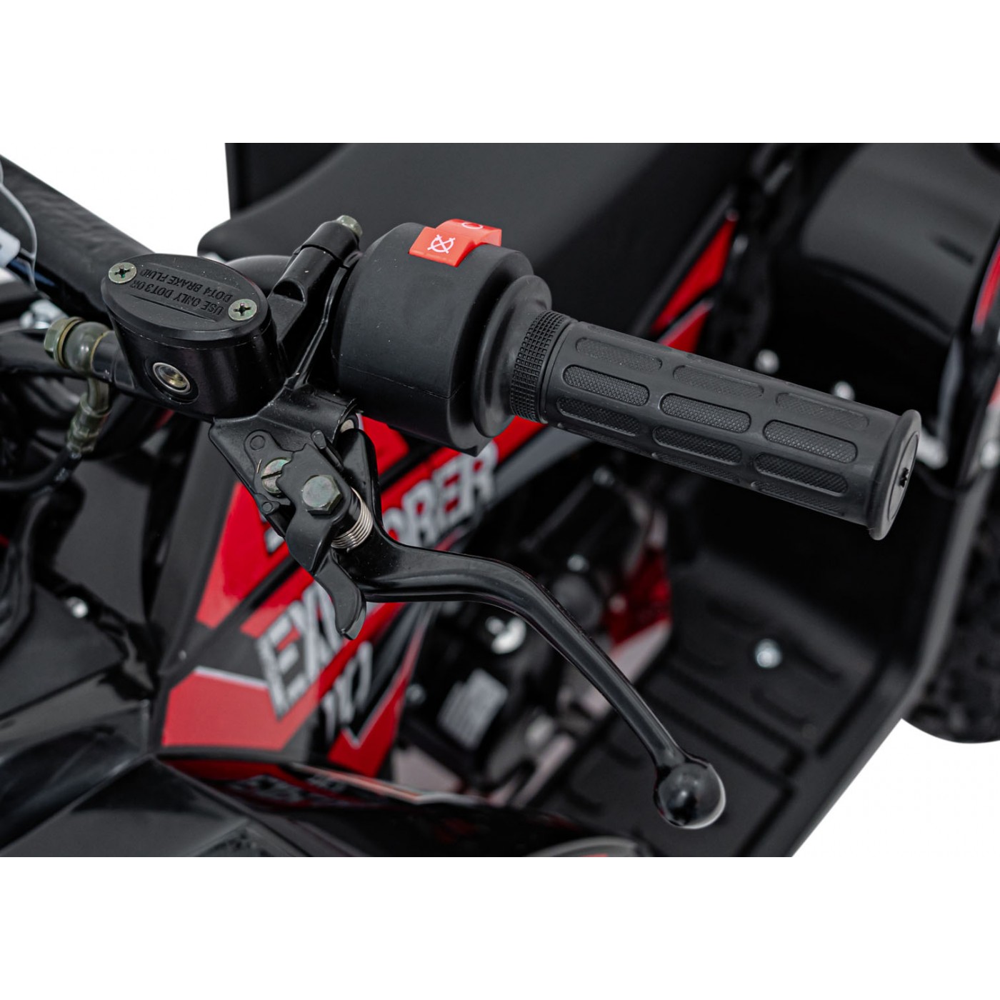 Červená spaľovacia štvorkolka 110CC EXPLORER