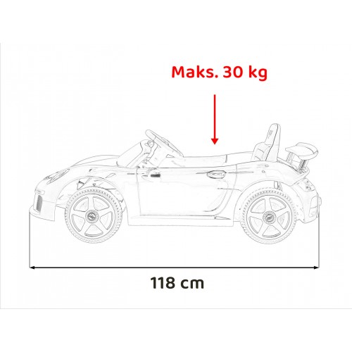 Vozidlo RUF CTR3 Red