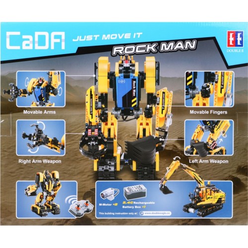 Stavebnica R/C 2v1 Robot Bager EE