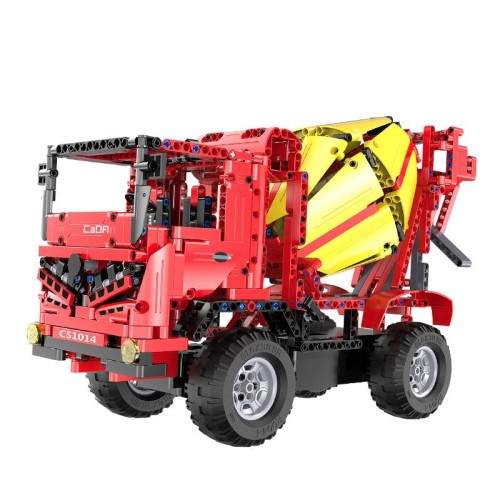 Stavebnica CaDA 814 ks. Diaľkovo ovládaná domiešavač betónu + Výťah 2v1 pre deti 6+