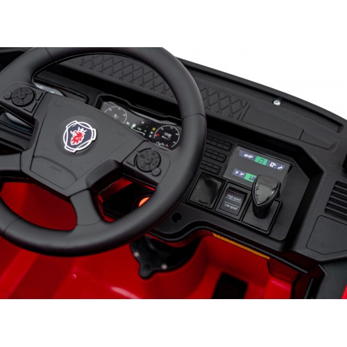 Červené vozidlo Scania R-SERIE