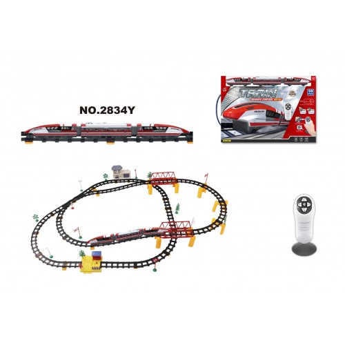 R/C rýchlovlak 98ks. Červená