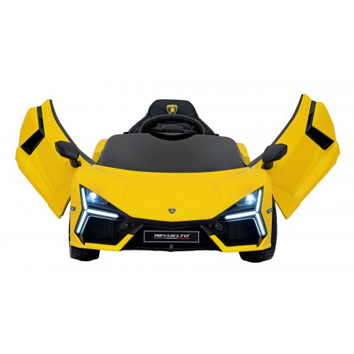 Žlté vozidlo Lamborghini Revuelto