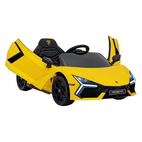 Žlté vozidlo Lamborghini Revuelto