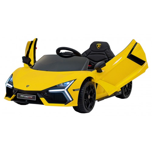 Žlté vozidlo Lamborghini Revuelto