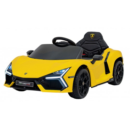 Žlté vozidlo Lamborghini Revuelto