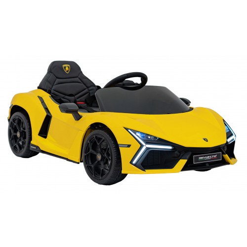 Žlté vozidlo Lamborghini Revuelto