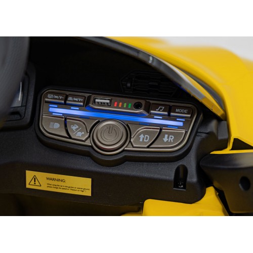 Žlté vozidlo Lamborghini Revuelto