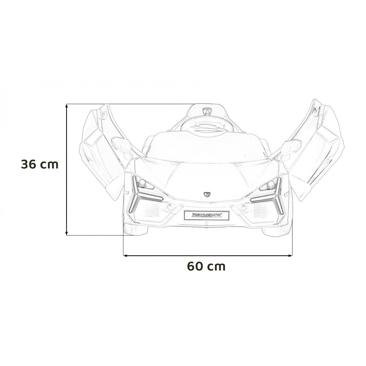 Vozidlo Lamborghini Revuelto Black
