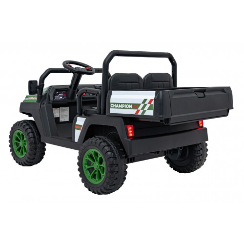 Šampión zelené pick-up vozidlo