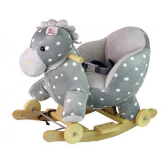 Mäkké sedlo hojdacieho koňa sivá