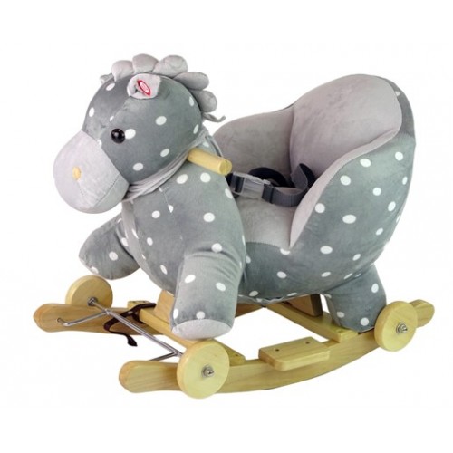 Mäkké sedlo hojdacieho koňa sivá