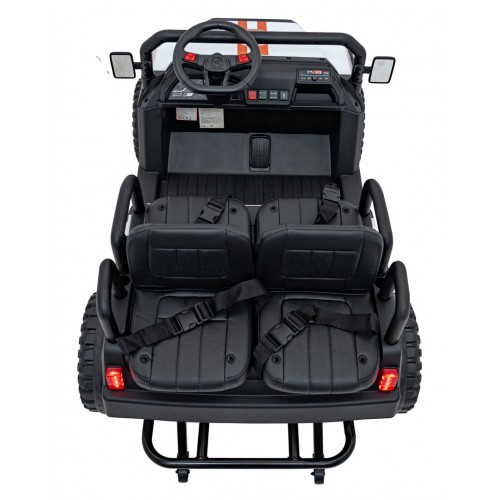 Champion 4-miestne buggy vozidlo, biela