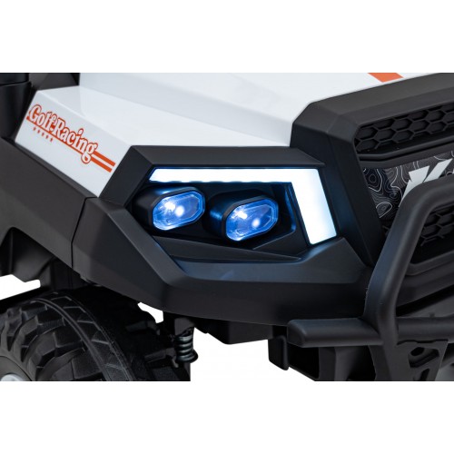 Champion 4-miestne buggy vozidlo, biela