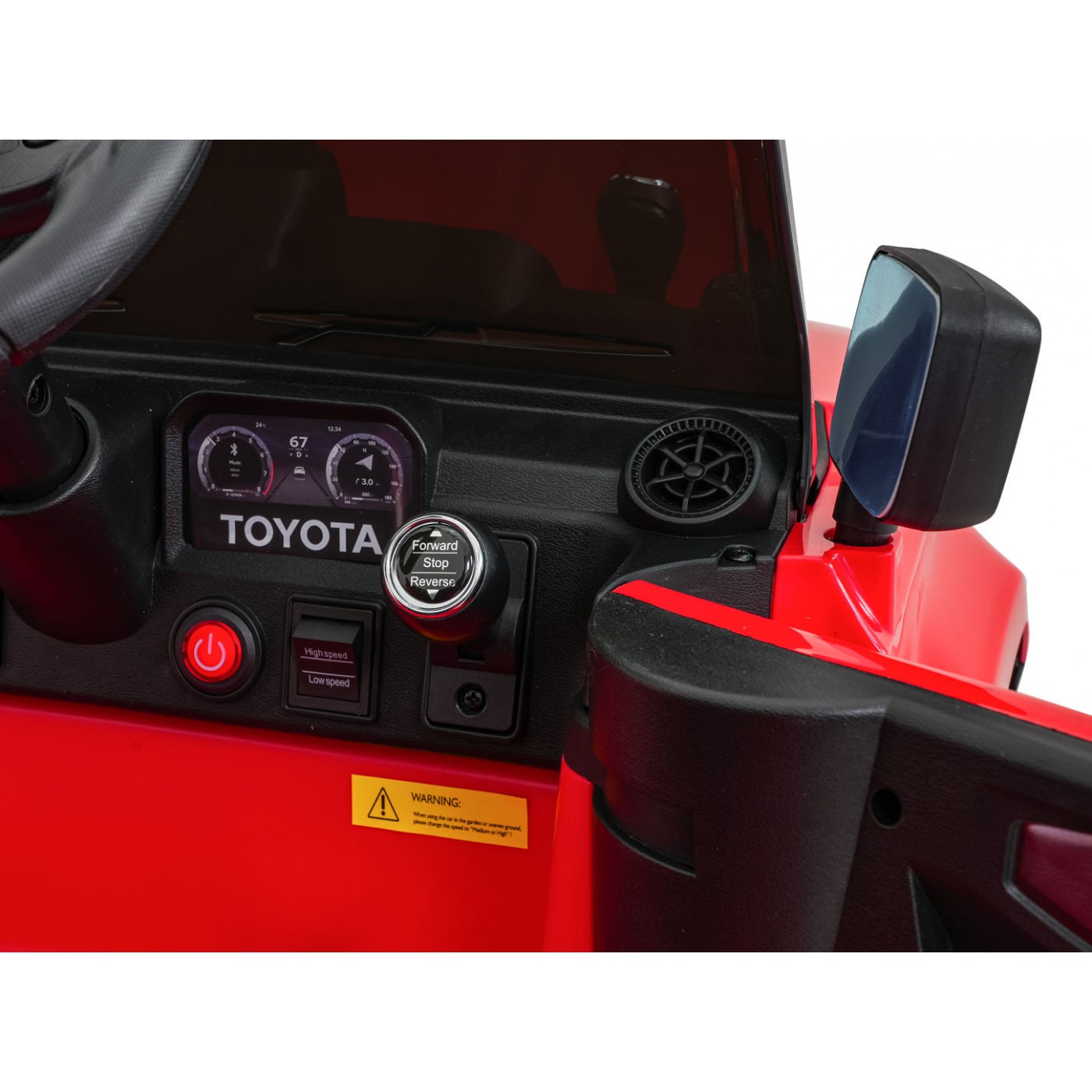 Vozidlo Toyota Land Cruiser PRADO červené