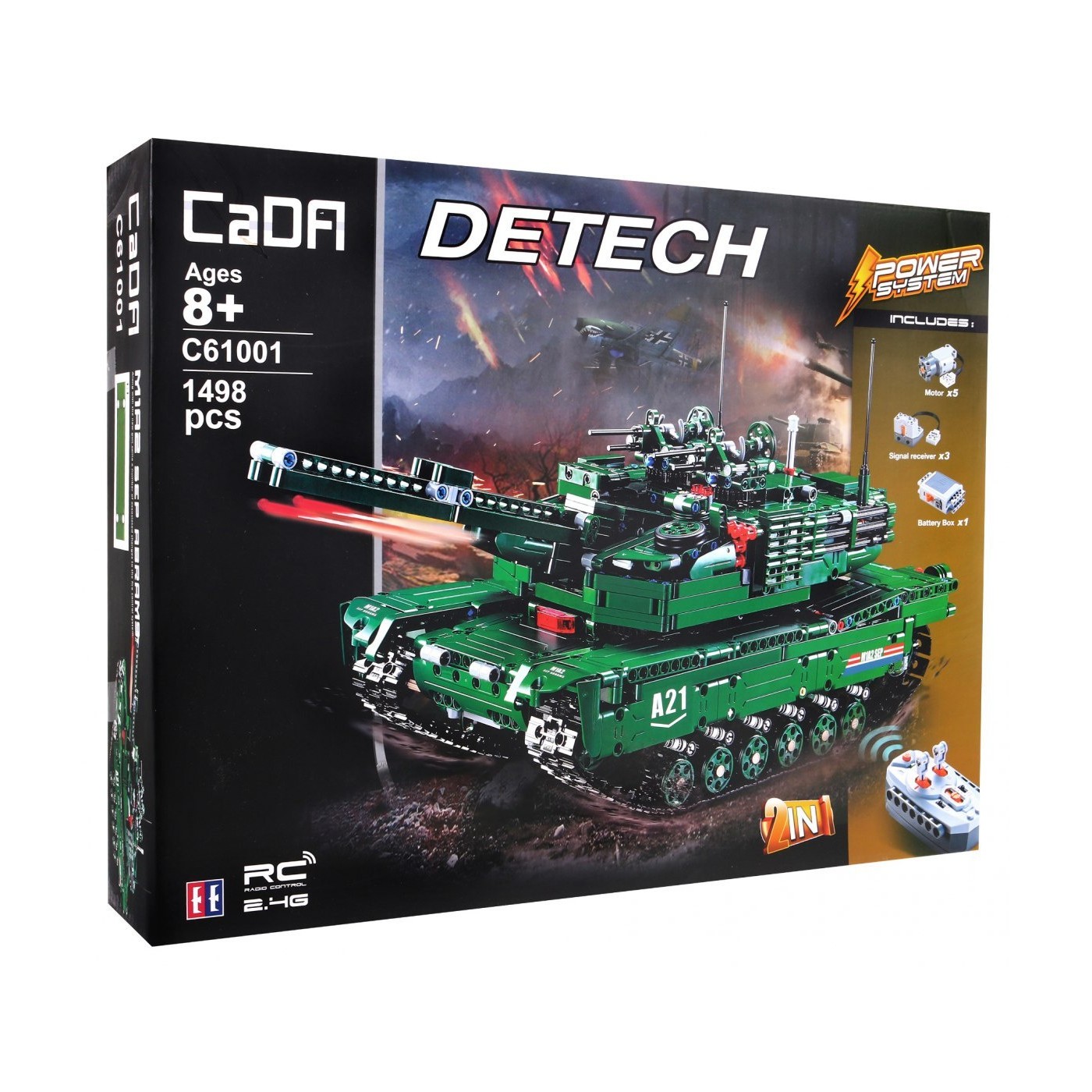 Stavebnica R/C Tank 1498 ks EE