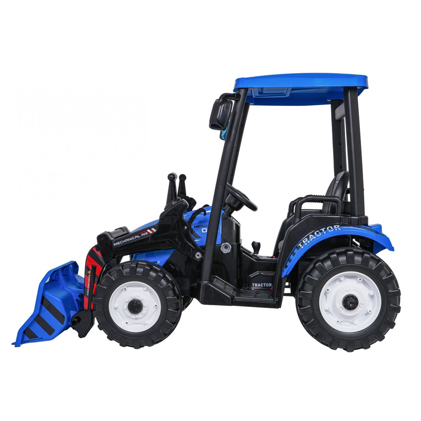 MEGA D68 ťahač s prívesom modrý