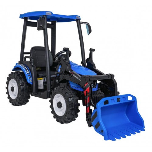 MEGA D68 ťahač s prívesom modrý