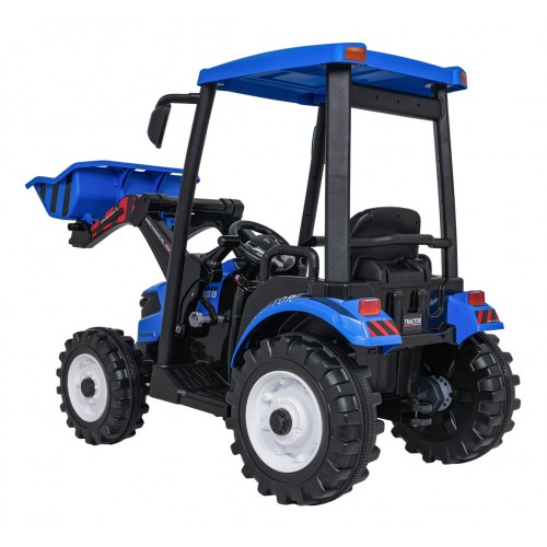 MEGA D68 ťahač s prívesom modrý