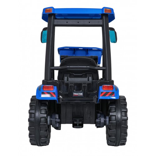 MEGA D68 ťahač s prívesom modrý