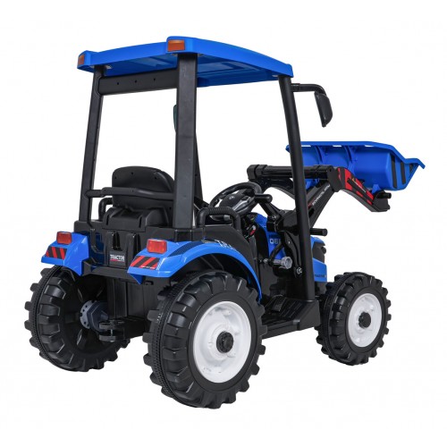 MEGA D68 ťahač s prívesom modrý