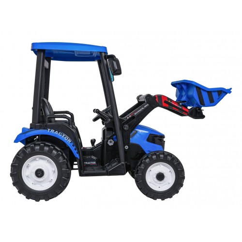 MEGA D68 ťahač s prívesom modrý