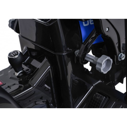 MEGA D68 ťahač s prívesom modrý