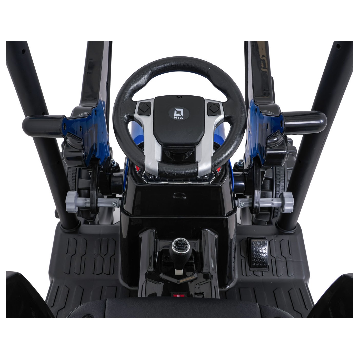 MEGA D68 ťahač s prívesom modrý