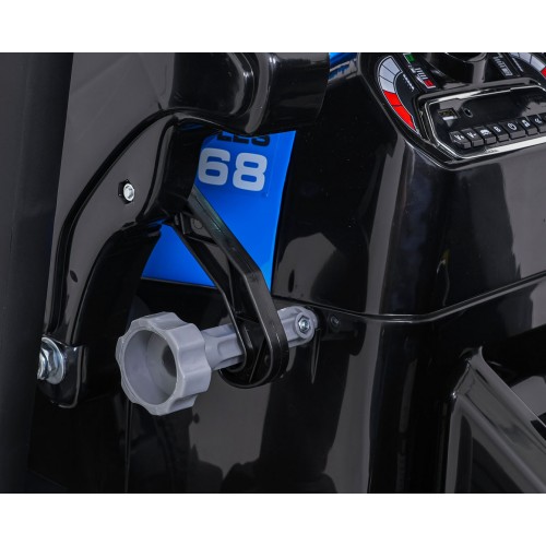 MEGA D68 ťahač s prívesom modrý