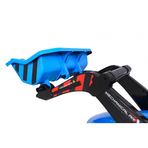 MEGA D68 ťahač s prívesom modrý