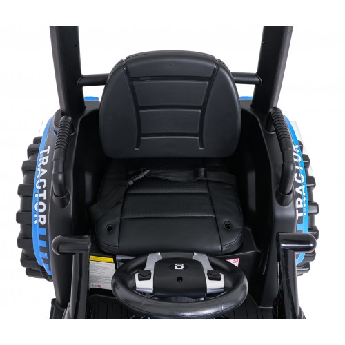 MEGA D68 ťahač s prívesom modrý