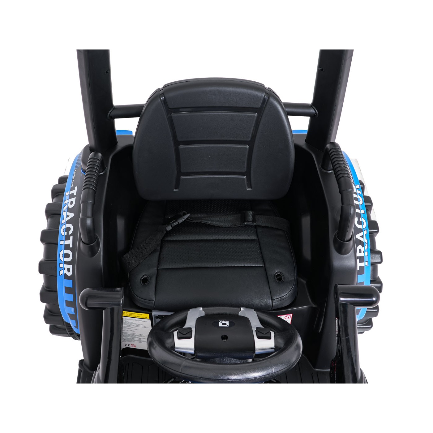 MEGA D68 ťahač s prívesom modrý