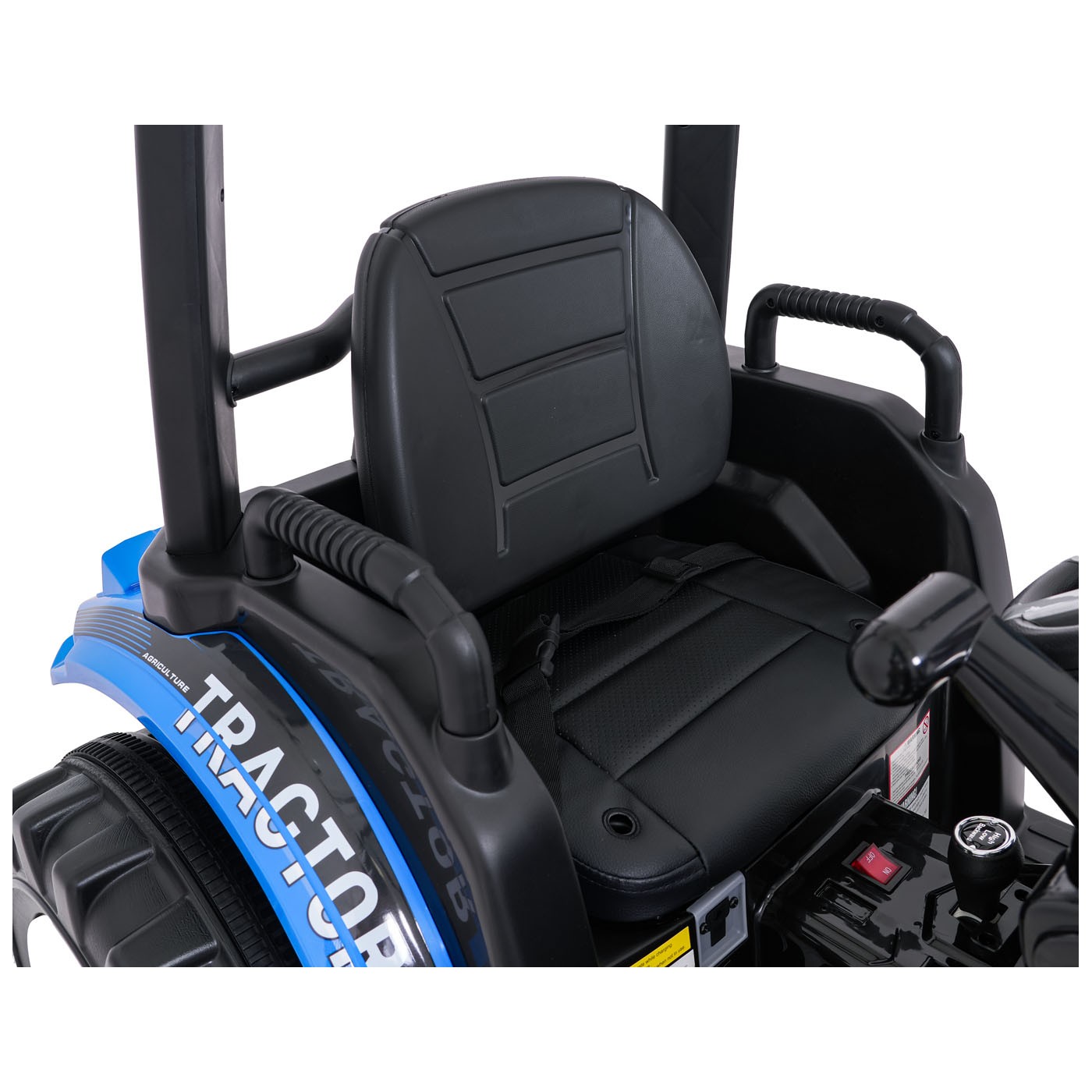 MEGA D68 ťahač s prívesom modrý