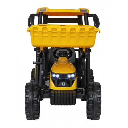 MEGA D68 ťahač s prívesom žltý