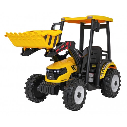 MEGA D68 ťahač s prívesom žltý