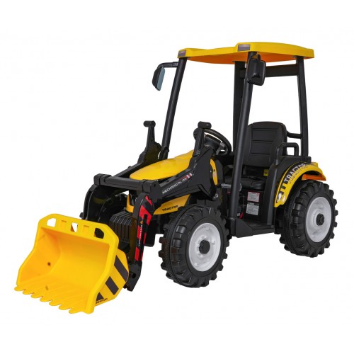 MEGA D68 ťahač s prívesom žltý