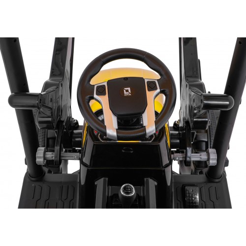 MEGA D68 ťahač s prívesom žltý