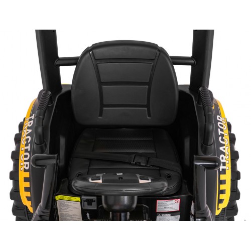 MEGA D68 ťahač s prívesom žltý