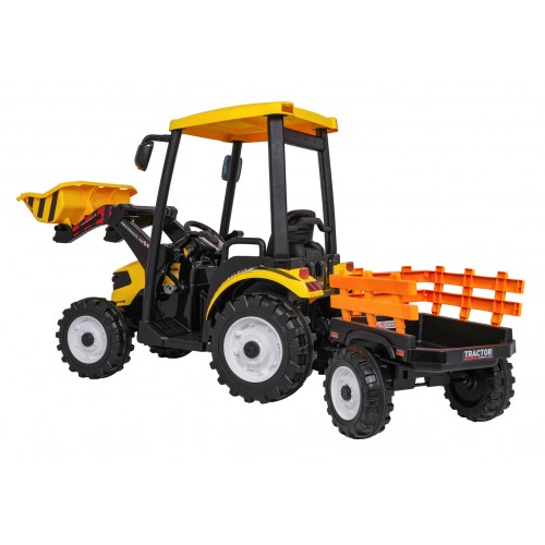 MEGA D68 ťahač s prívesom žltý