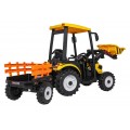 MEGA D68 ťahač s prívesom žltý