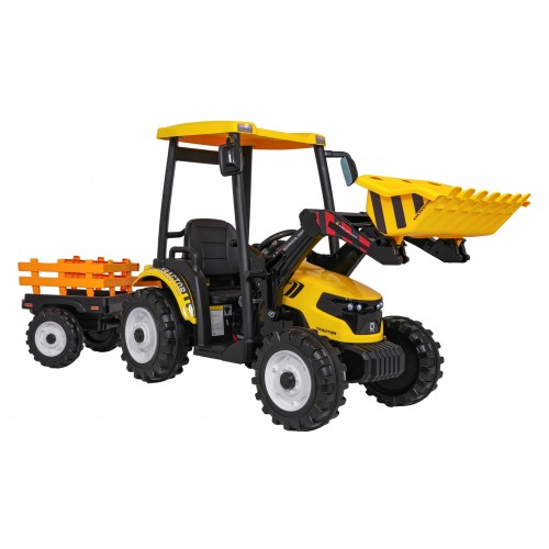 MEGA D68 ťahač s prívesom žltý