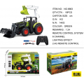 R/C traktor 1:24 zelený s funkciou rýpadla