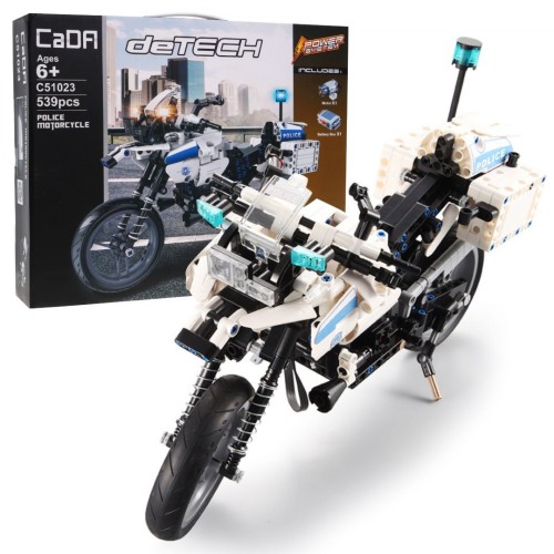 Stavebnica R/C Motocykel Polícia 539 ks EE