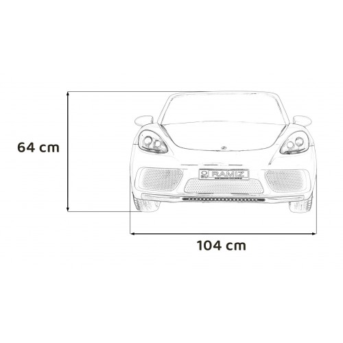 Modré lakované perfektné vozidlo