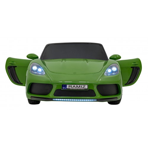 Vozidlo Perfecta lakované na zeleno