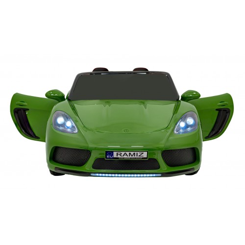 Vozidlo Perfecta lakované na zeleno