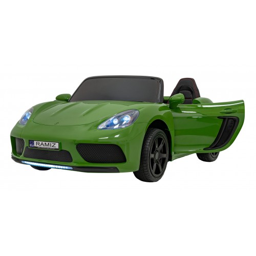 Vozidlo Perfecta lakované na zeleno