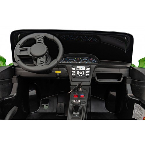 Vozidlo Perfecta lakované na zeleno